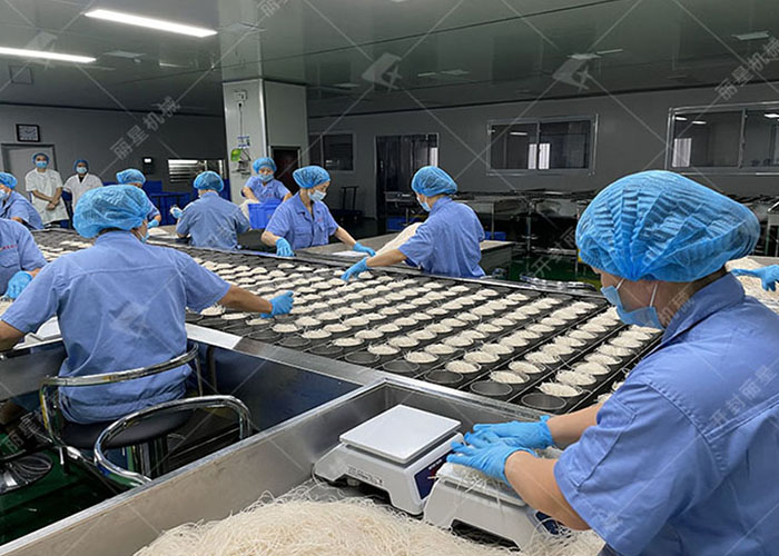 麗星速食方便粉絲設備多元化生產，淀粉原料適配超廣泛